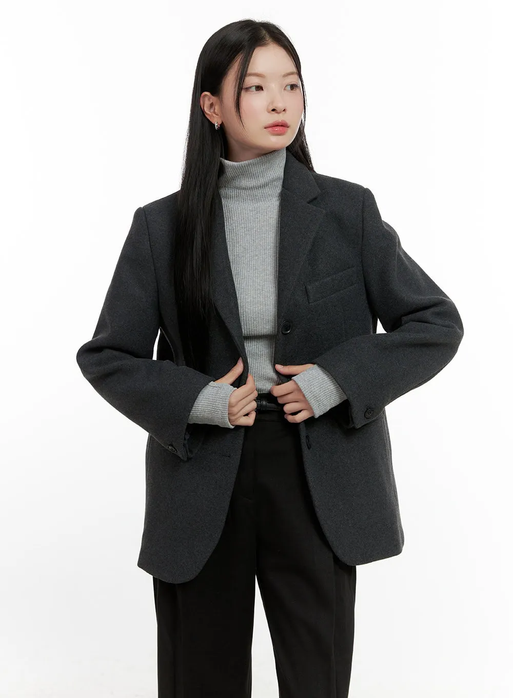 Oversized Cozy Blazer ON408