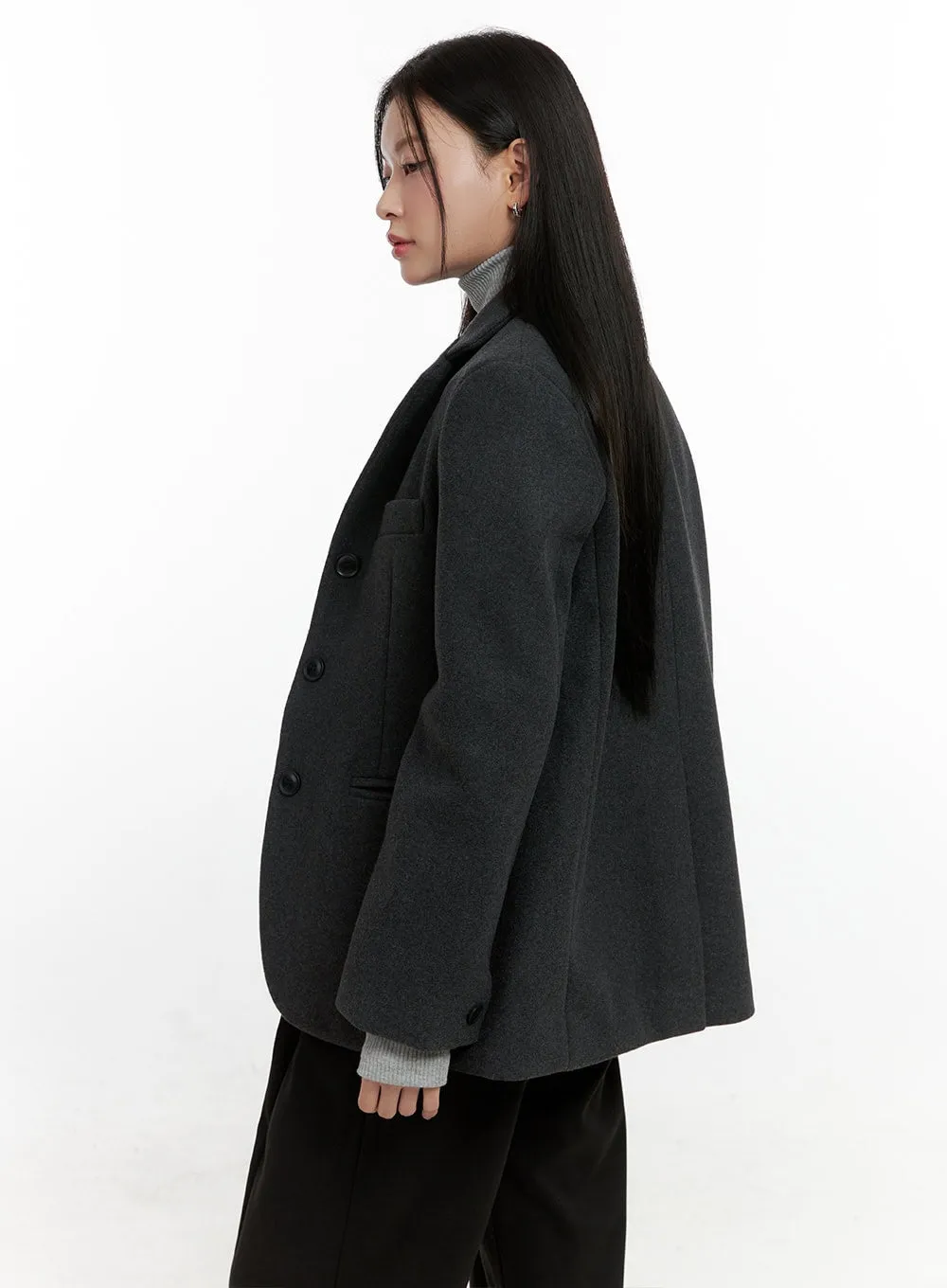 Oversized Cozy Blazer ON408