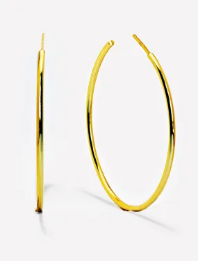 PERFECT Hoop Earrings | 18K Gold Over Sterling Silver
