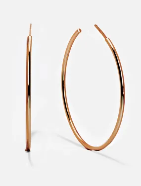 PERFECT Hoop Earrings | 18K Rose Gold Over Sterling Silver