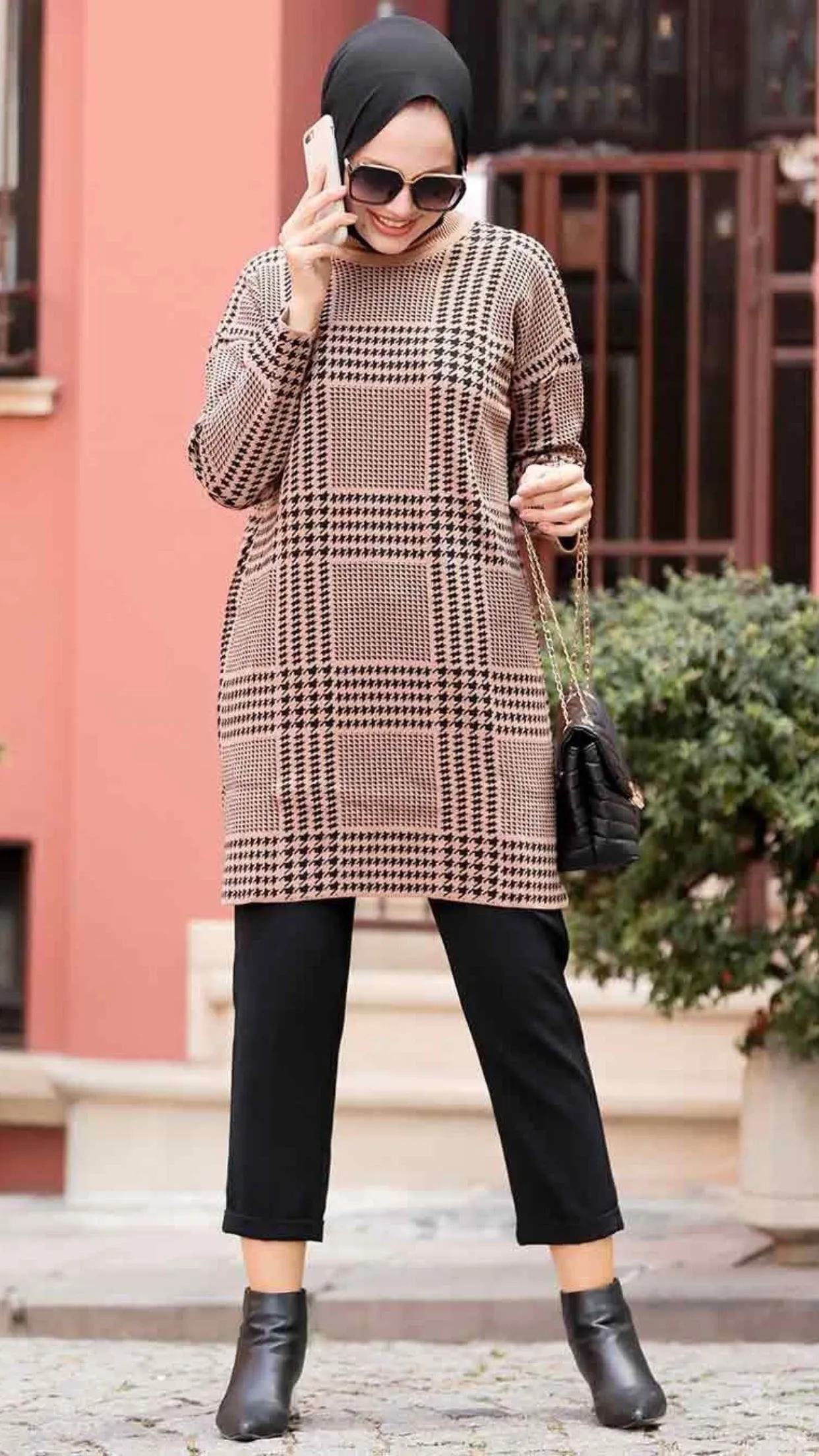 Plaid Sweater-CLEARANCE