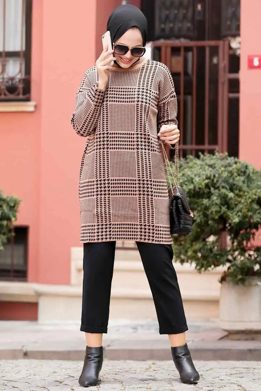 Plaid Sweater-CLEARANCE