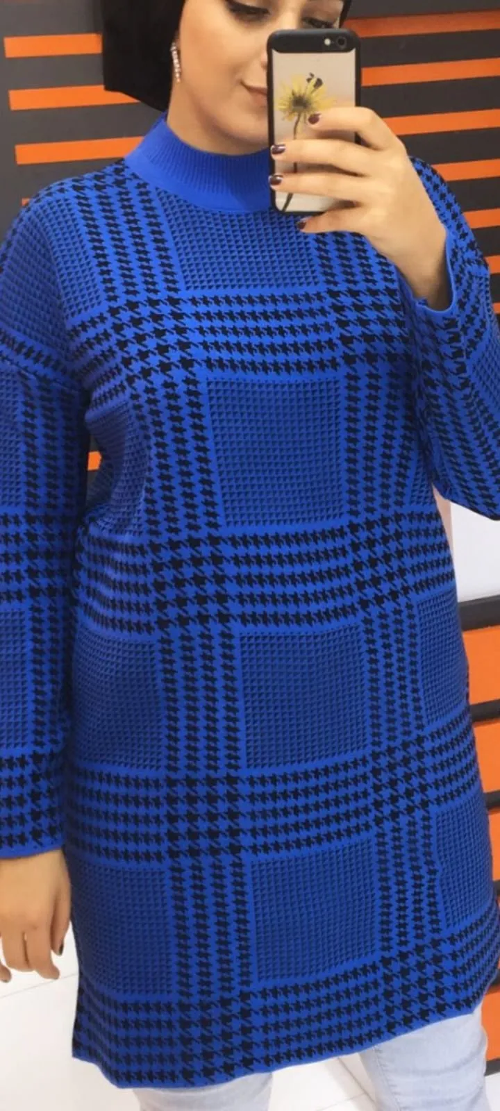 Plaid Sweater-CLEARANCE