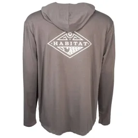 "Hooded Captain" Grey Long Sleeve T-shirt