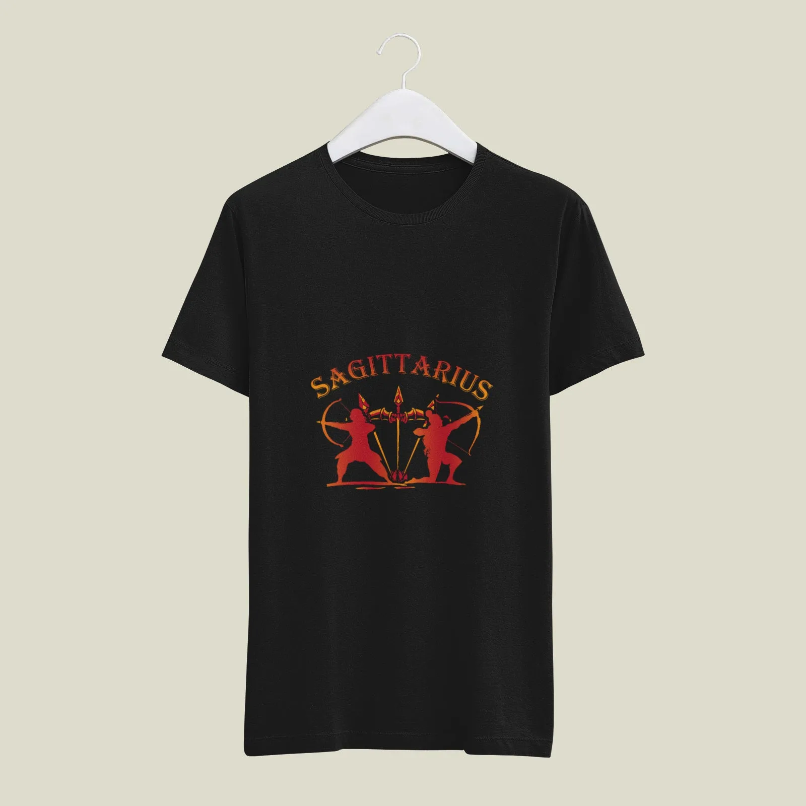 Sagittarius Zodiac Sign Printed Unisex Half Sleeve T-Shirt