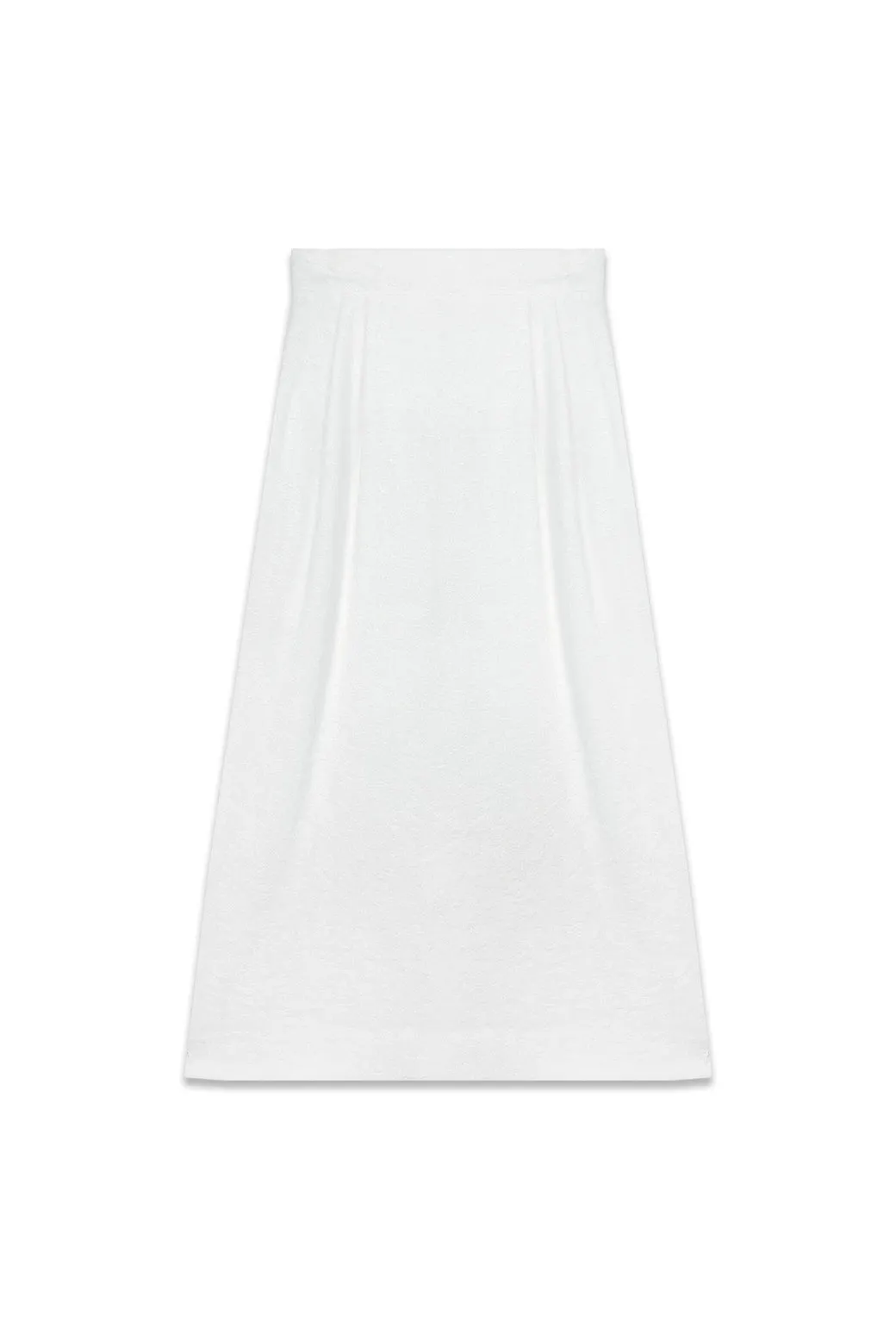 SAMPLE - Hostess Skirt - White Terry Towel
