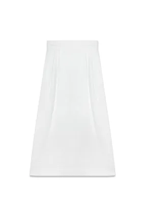 SAMPLE - Hostess Skirt - White Terry Towel