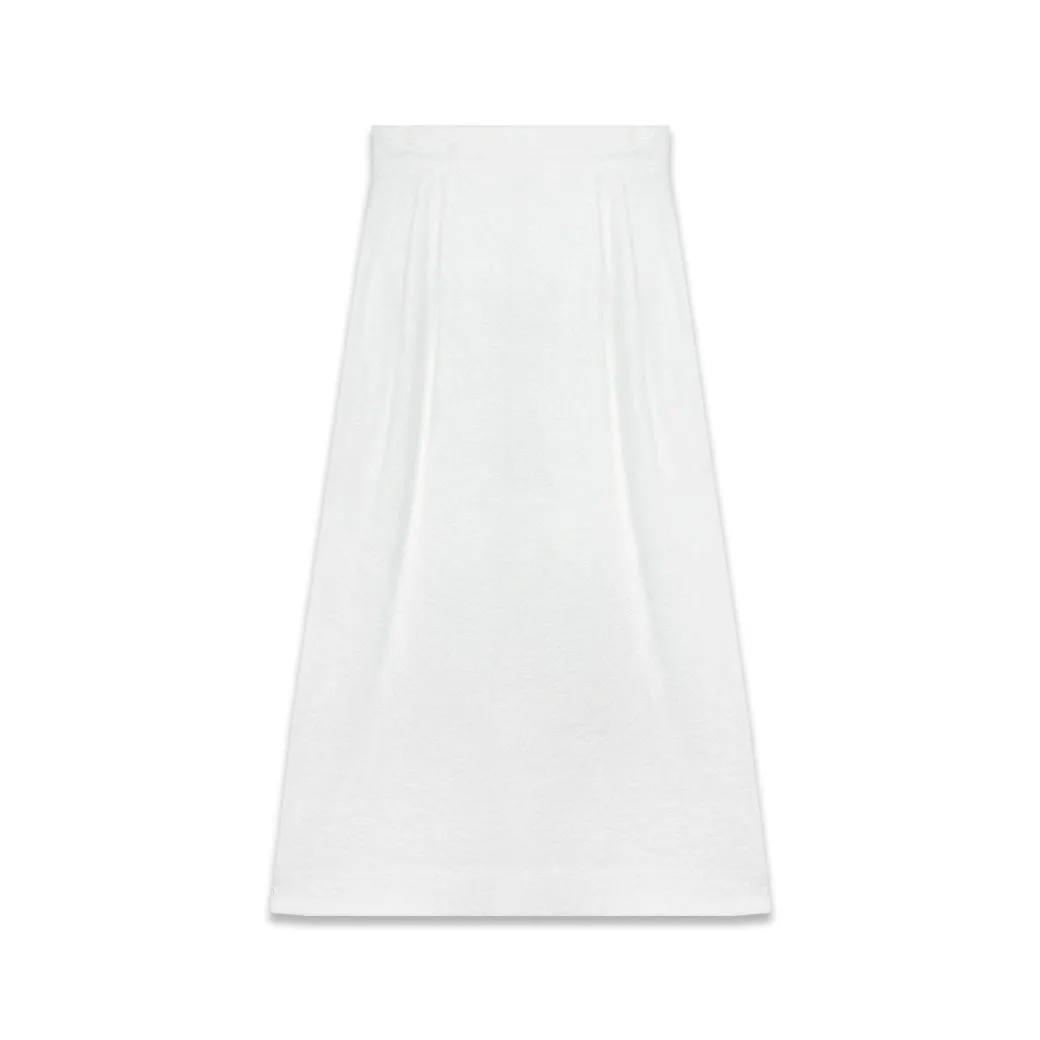 SAMPLE - Hostess Skirt - White Terry Towel