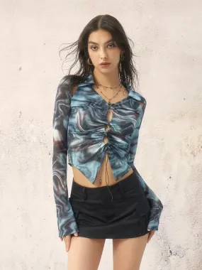 Shirt Blue Dark Mode