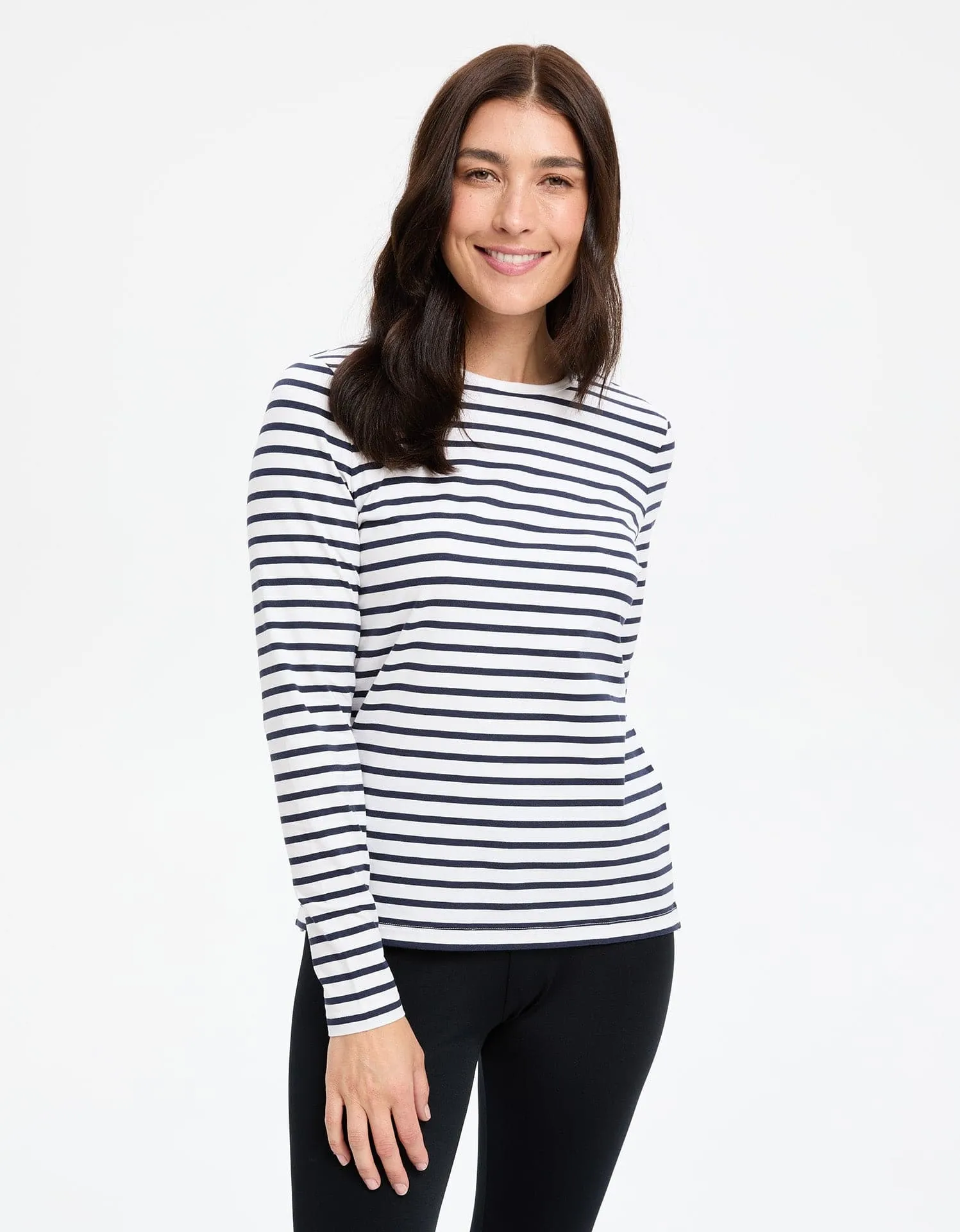 Stripe Long Sleeve T-Shirt UPF 50  Sensitive Collection