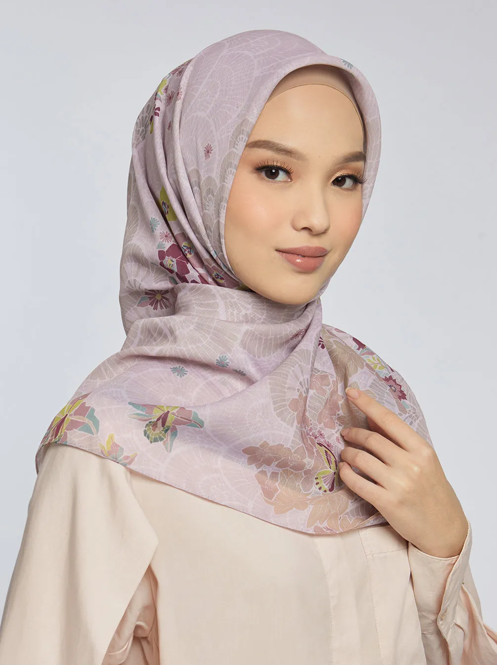 TELLA SCARF ROSE WINE
