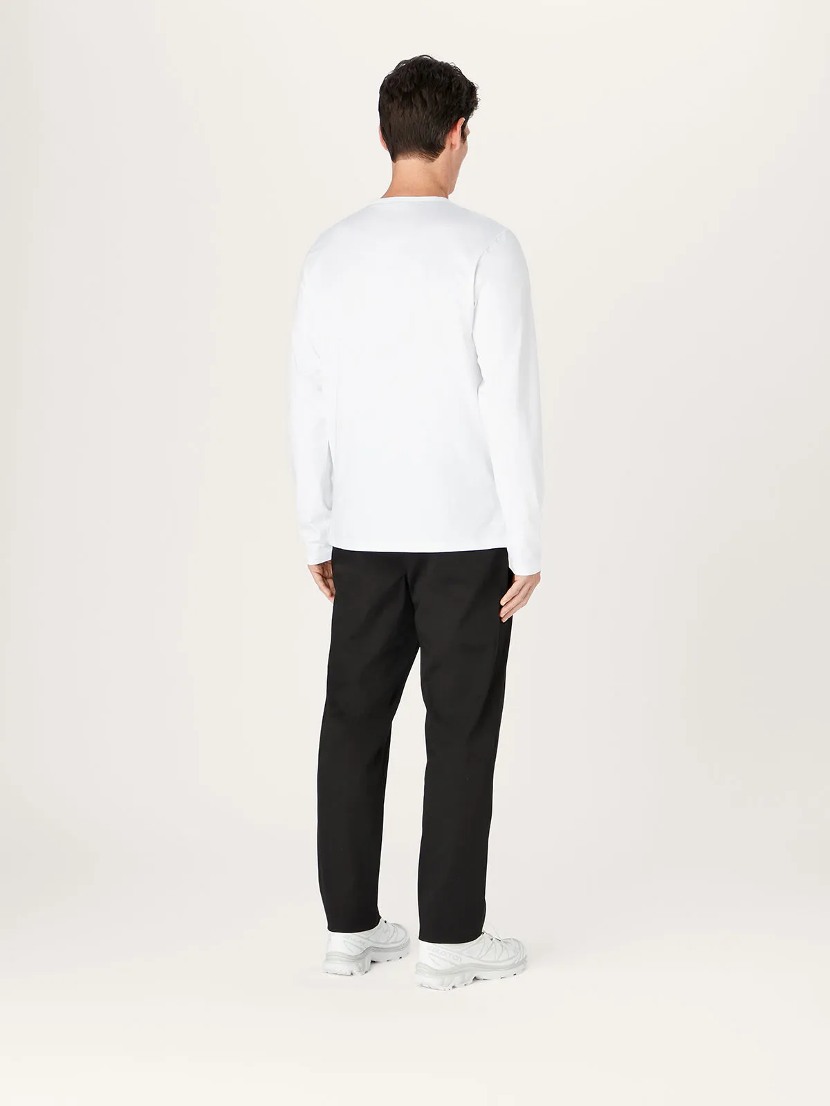 The Long Sleeve Tee || White | Organic Cotton