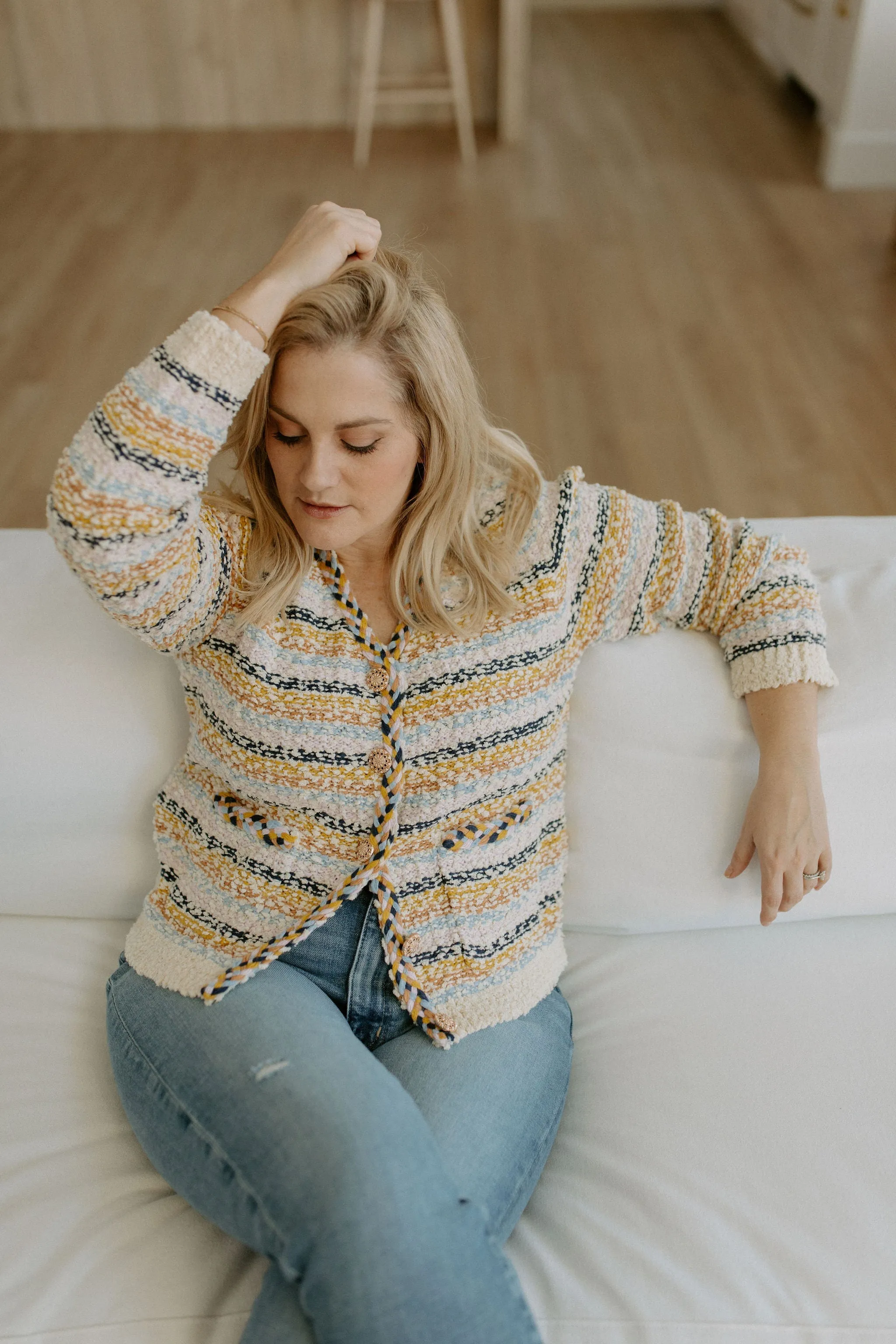 The Louise Cardi by Heartloom - Ivory