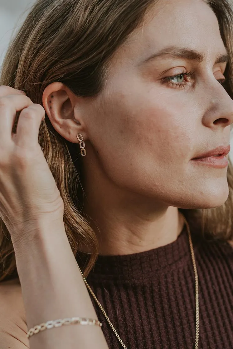 Three Link Chain Studs