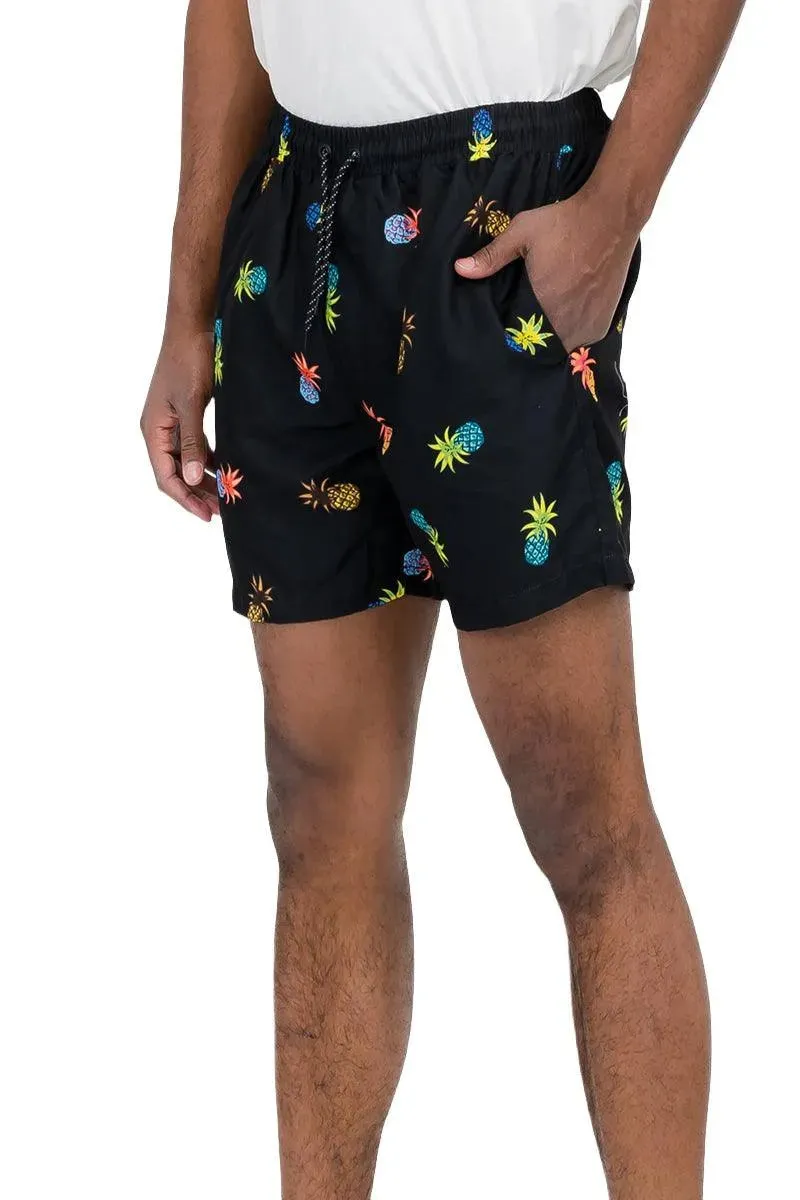 Tropical Pineapple Splash Shorts