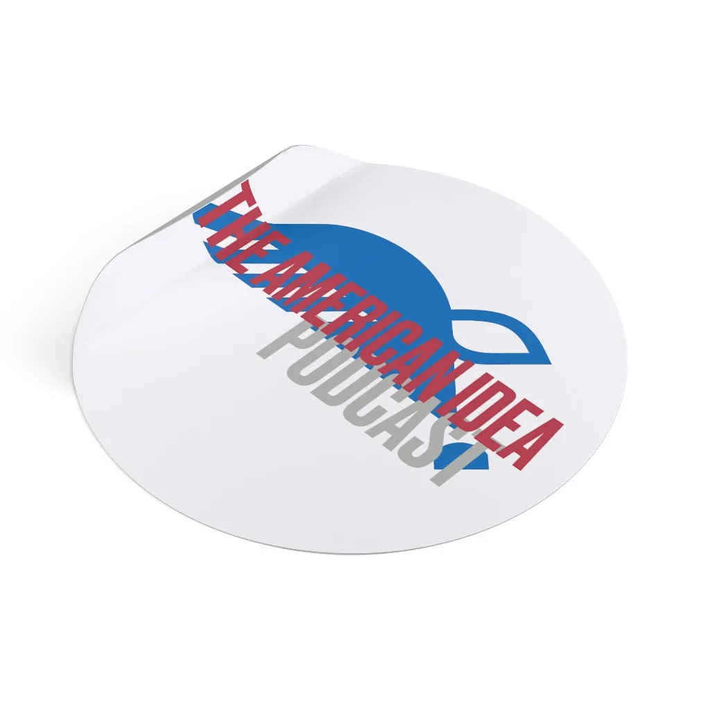 Vinyl Sticker with The American Idea