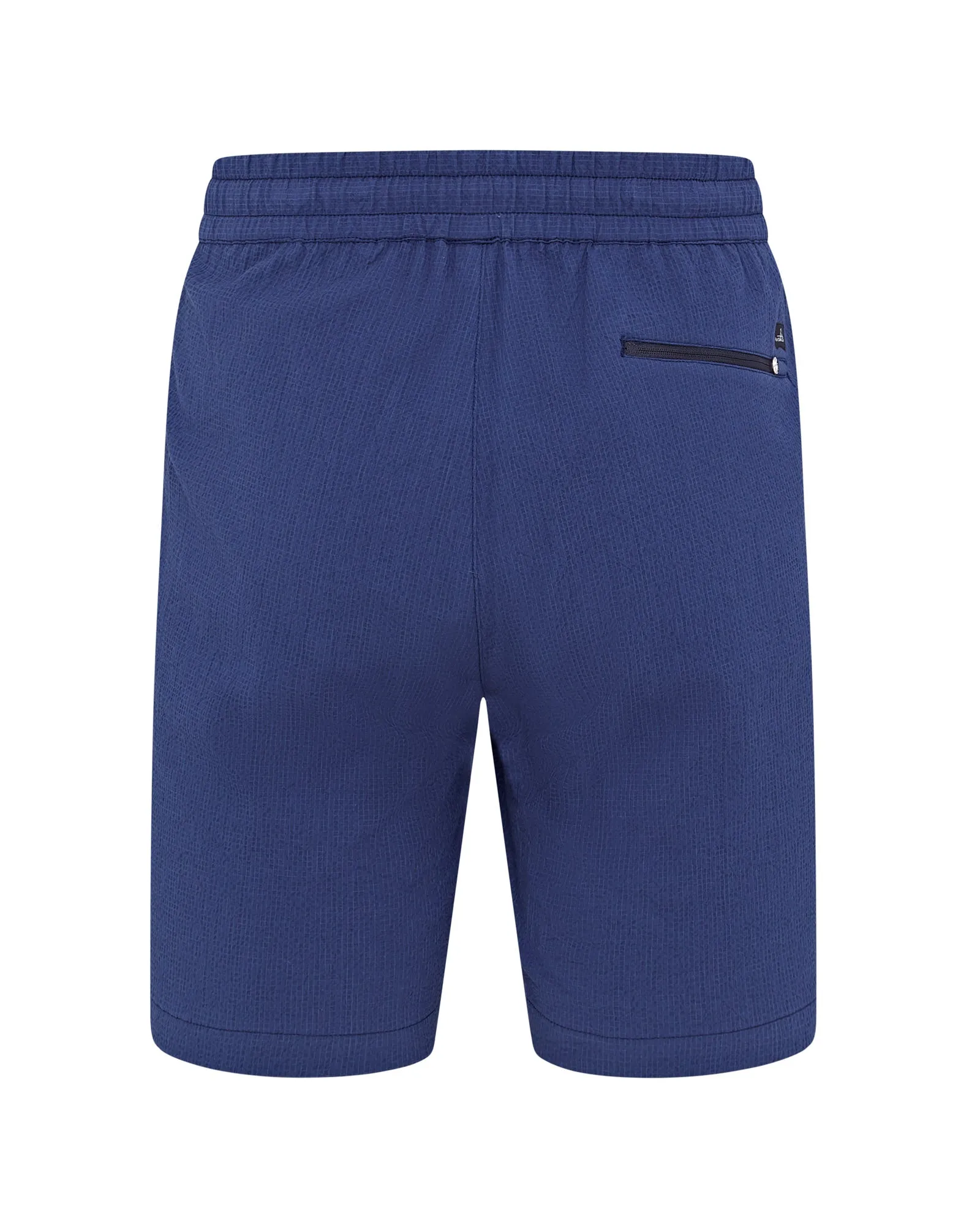 Wahts Stretch Seersucker Shorts - JACOBS (Navy)